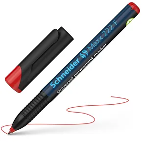 Permanent Marker Maxx 222, Spitze 0,7 mm, rot